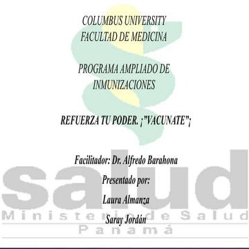 Programa ampliado de inmunizaciones