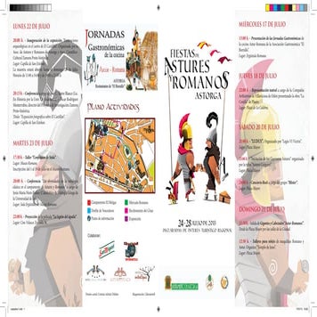Programa astures y romanos 2013