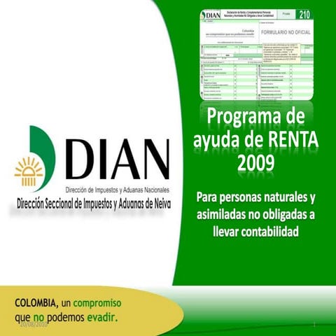 Programa ayuda de renta ag 2009