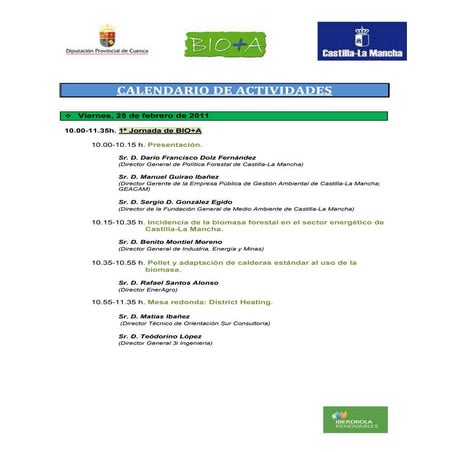 Programa biomasa cuenca