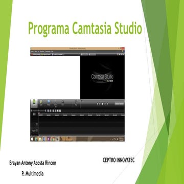 Programa camtasia studio | PDF