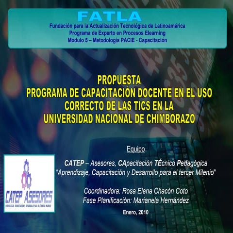 Plan de capacitacion docente universidad beta de panamá | PPTX