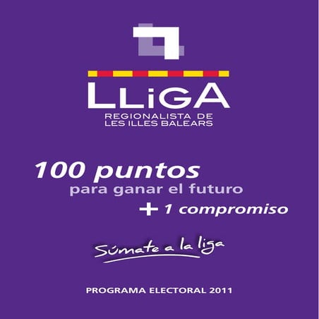 Programa LLiga Regionalista - Castellano