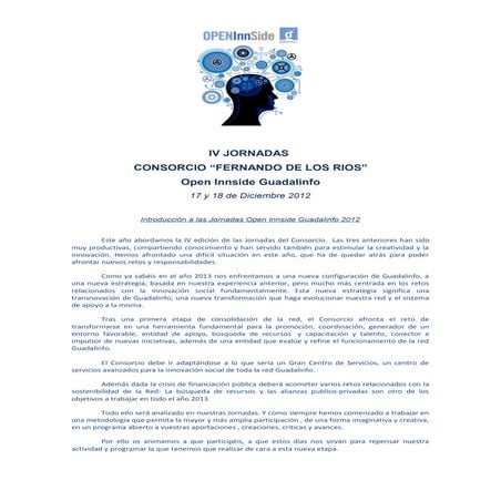 Programa Open Innside Guadalinfo 2012