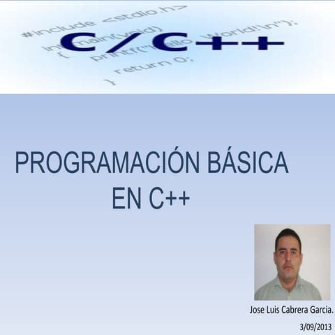 PROGRAMACIÓN BÁSICA EN C++