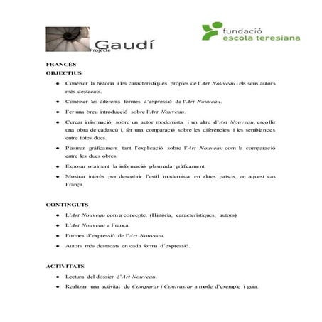 Programació francès