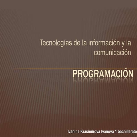 Programación