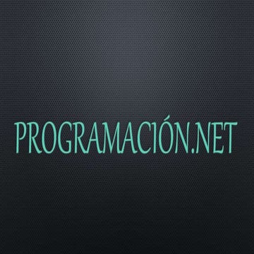 Programación