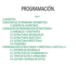 Programación