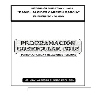  PROGRAMACION ANUAL DE PERSONA , FA...
