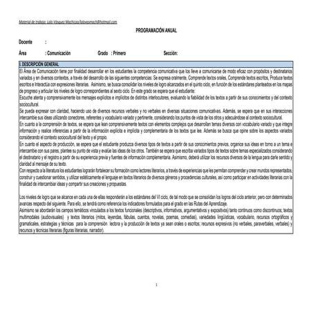 Programación anual lalo 2017_secundaria_comunicacion no focalizado JER y JEC