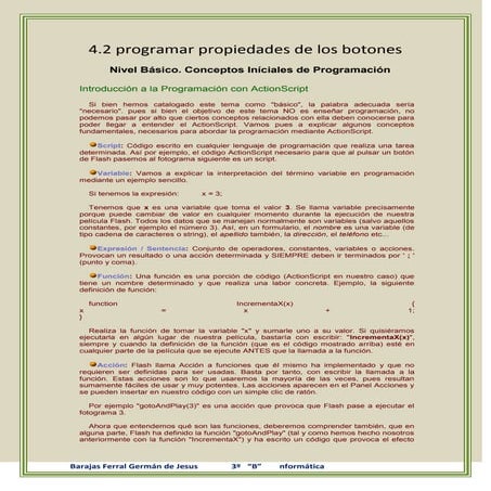 4.2 Programación con action script 