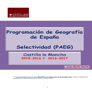 Programación de geografía para sele...