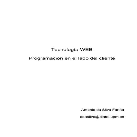 Programación del lado del cliente