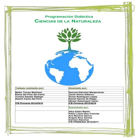 Programación didactica ccnn