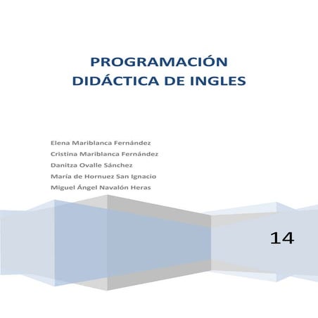 Programación didáctica inglés