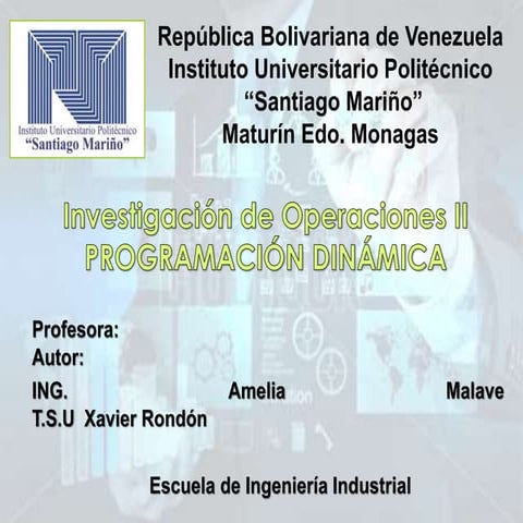 Programación Dinámica