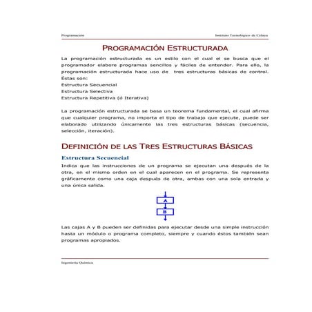 Programación estructurada