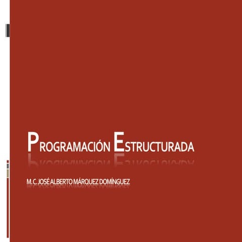 Programación estructurada presentación