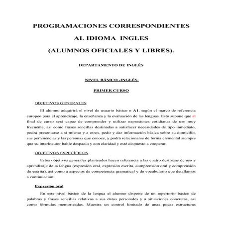 Niveles de desempeno ingles saber pro | PDF