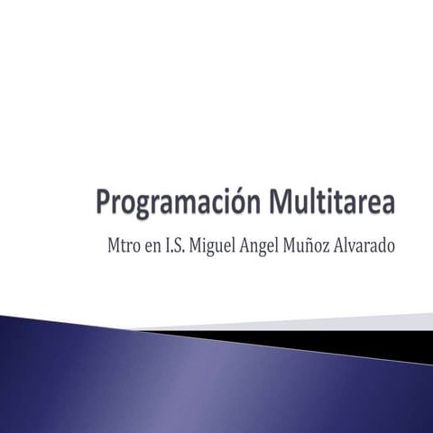Programación multitarea