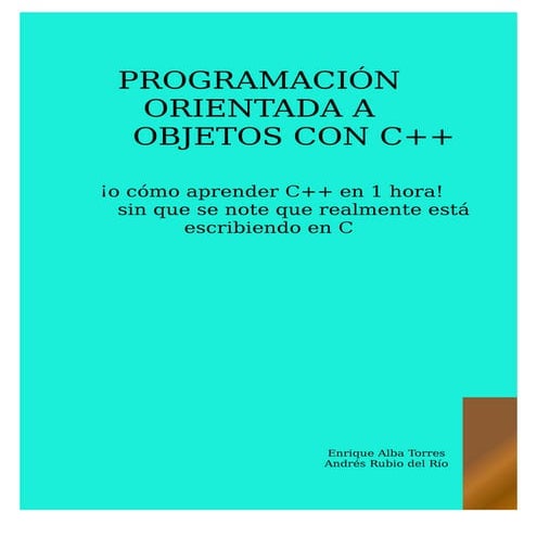 Programación orientada a objetos con c++ prev