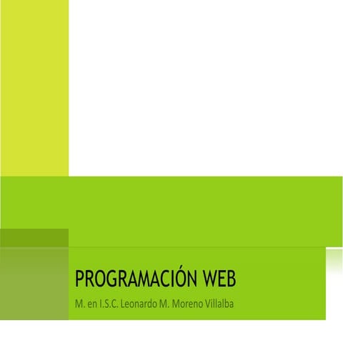 Programación web 1er dept