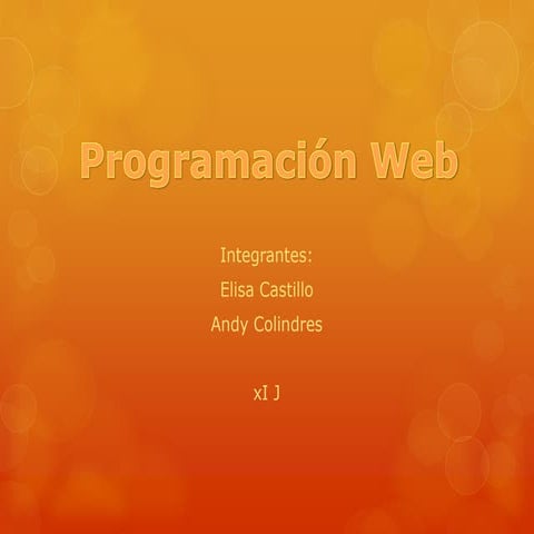 Programación web 