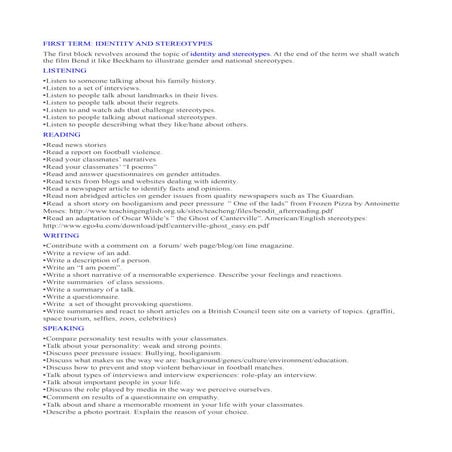 Programació 3r eso cil:seccions europeas