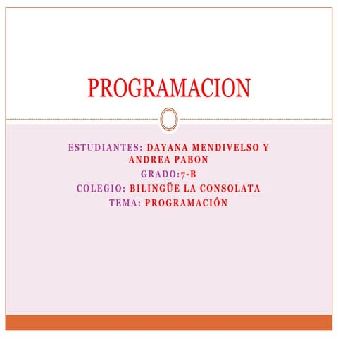 Programacion :)