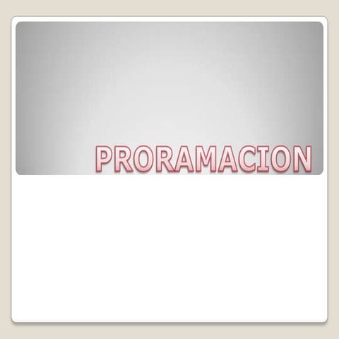 Programacion
