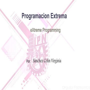 Extreme Programing