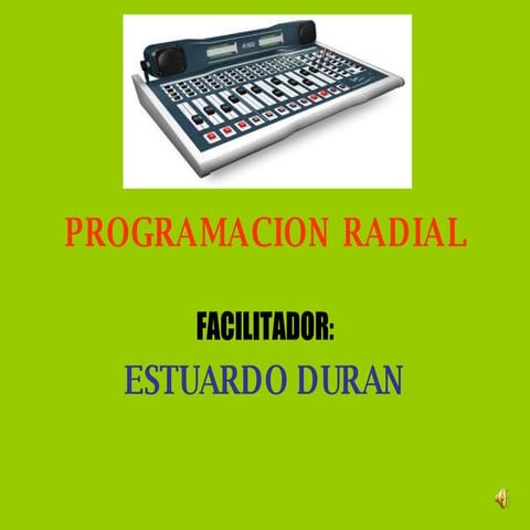 Programacion Radial | PPS