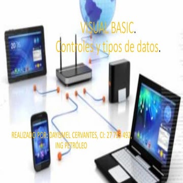 Controles y tipos de datos en Visual Basic | PDF