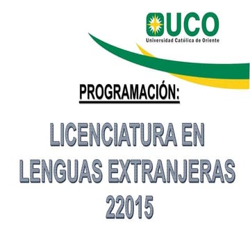 Programacion 22015