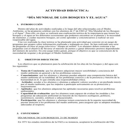 Programacion actividad