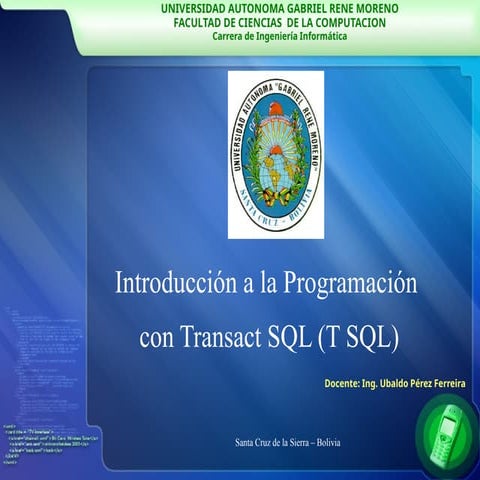 Presentación sql | PPTX