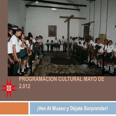 Programacion cultural mayo de 2 012