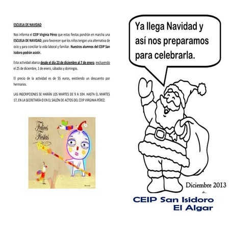 Programacion diciembre