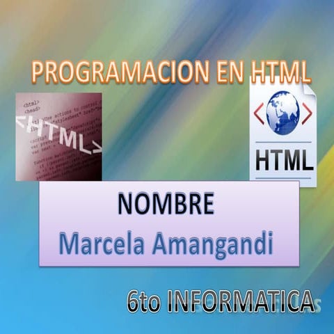 Programacion en html