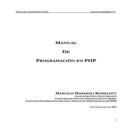 Programacion en php