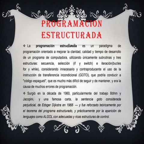 Programacion estructurada