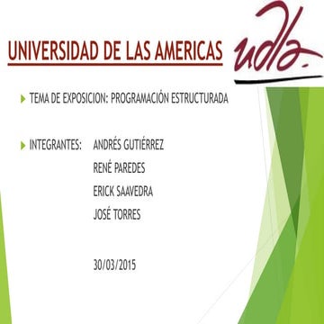 Programacion estructurada