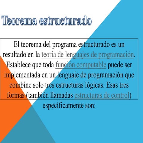 Programacion estructurado