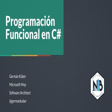 Programación Funcional C#