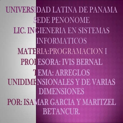 Programacion I 