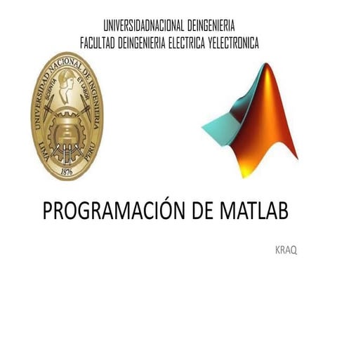 Programacion matlab | PDF