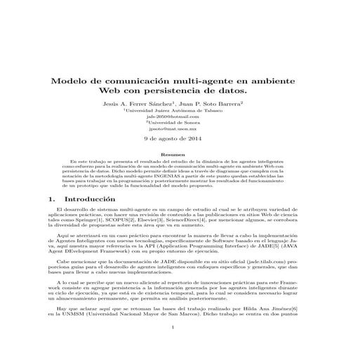 Programacion multiagente con JADE