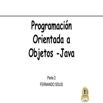 Programacion orientada a objetos 2
