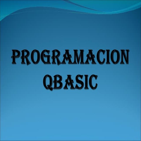 Programacion qbasic | PPT
